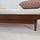 Teak Daybed with Hermes Cushions and Bolster, 1960s