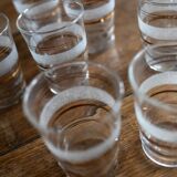 White granite glasses