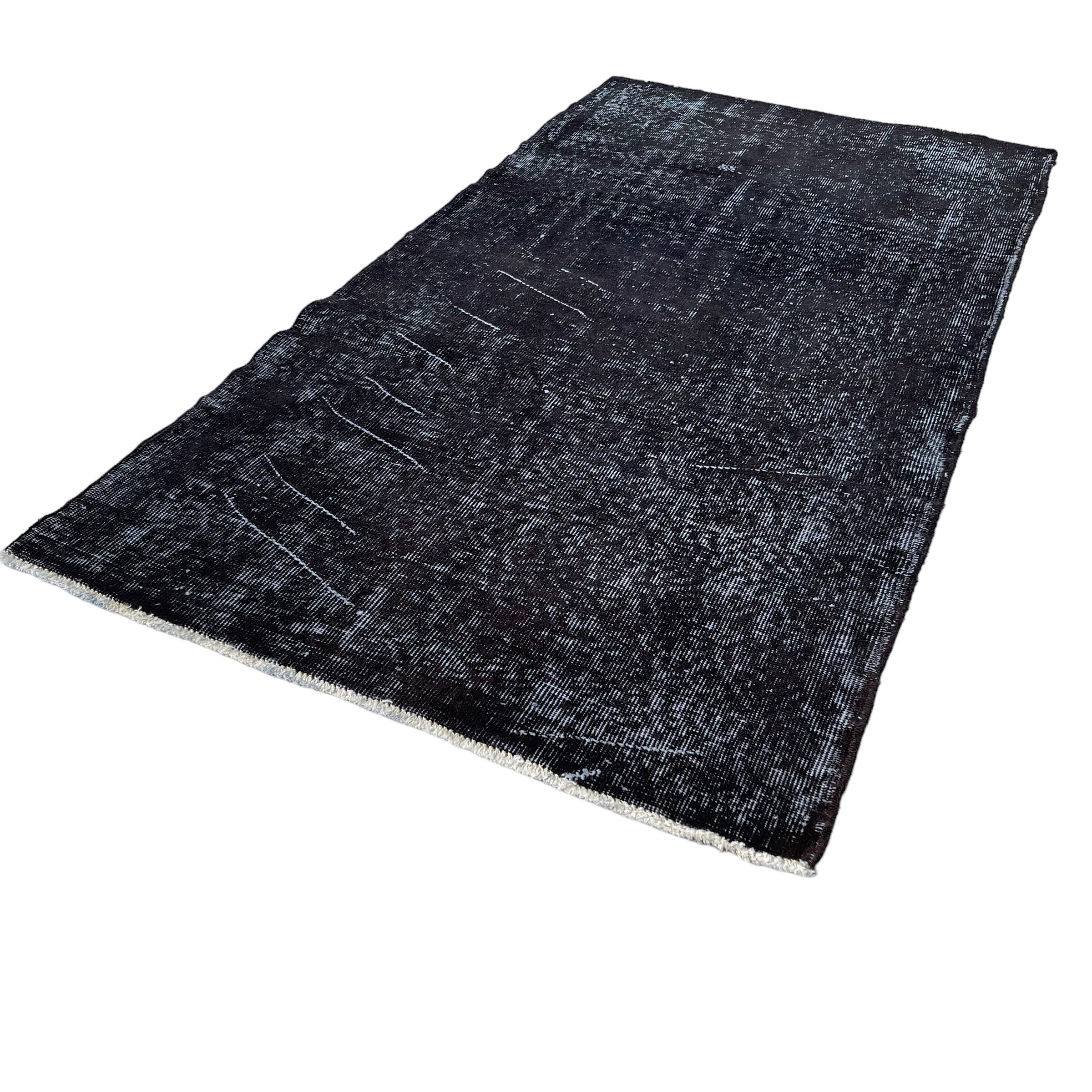 Vintage distressed turkish rug , 200 x 100 cm