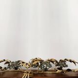 Grande applique murale Hollywood Regency en feuille de palmier par Hans Kögl