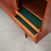 Teak highboard, Danish design, 1960s, production: Denmark