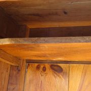 Louis Philippe wardrobe in solid walnut
