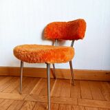 Pelfran orange fluffy chair