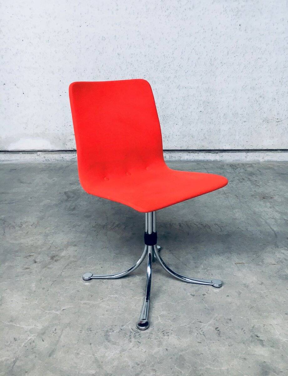 Mid-Century Dutch Steel Dining Chairs from Brabantia, 1970s, Set of 3