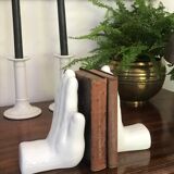 Pair of vintage book clamts