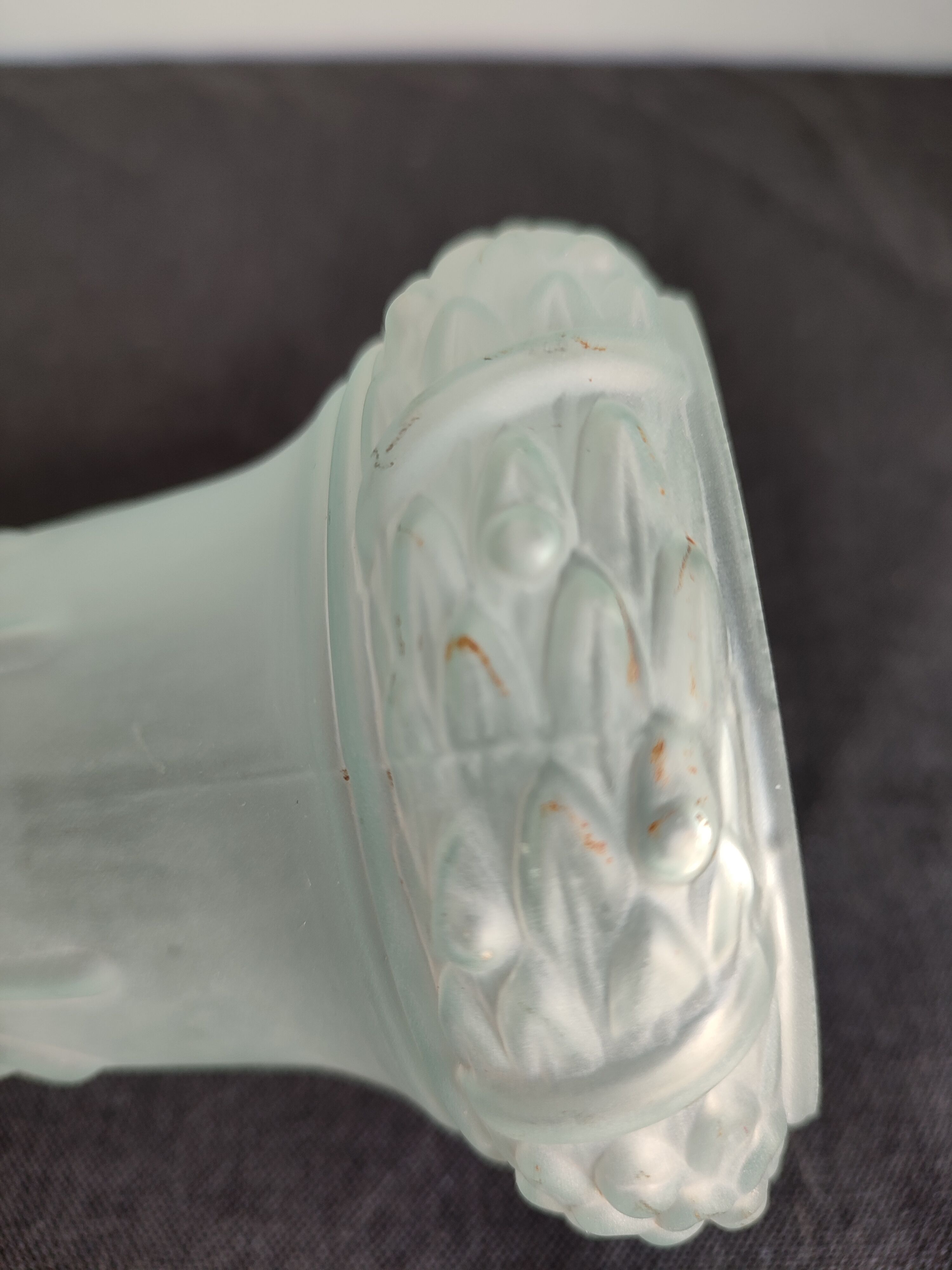 Large antique lamp collar sign art nouveau
