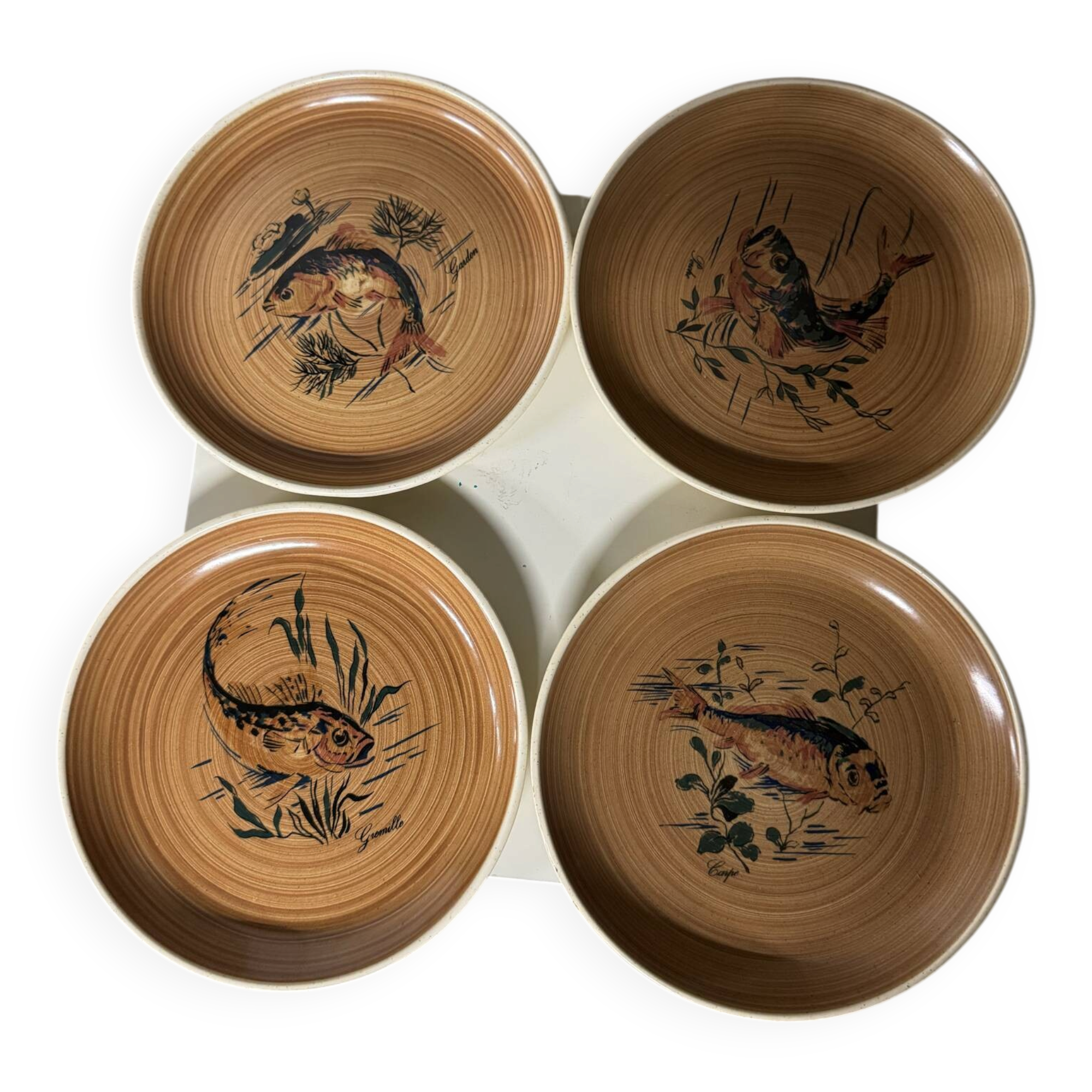 4 assiettes Sarreguemines