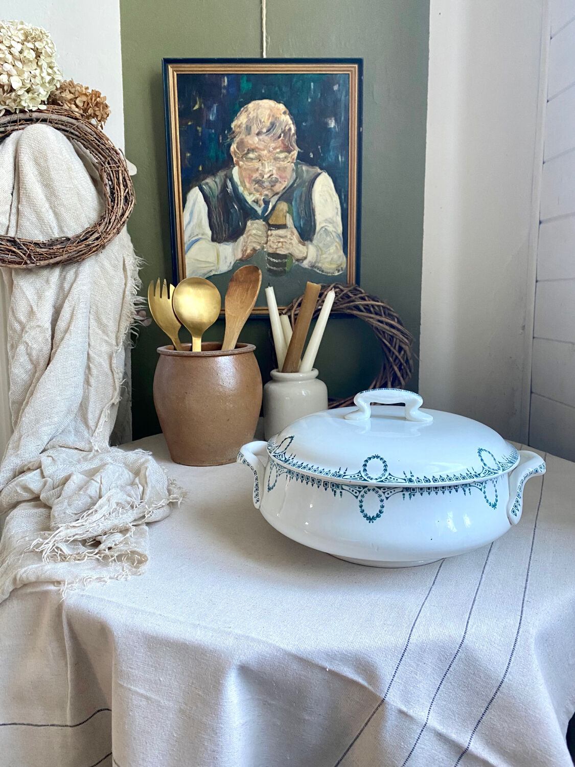 Tureen stamped new ceramic factories of North Saint Amand