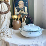 Tureen stamped new ceramic factories of North Saint Amand