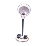 Rabbit Tanaka Gooseneck desk lamp, black and white by Kyoji Tanaka 1985, Hong Kong.