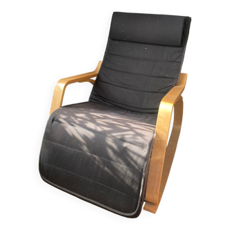 Rocking chair wood / black