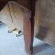 Antique console table in ethnic exotic wood