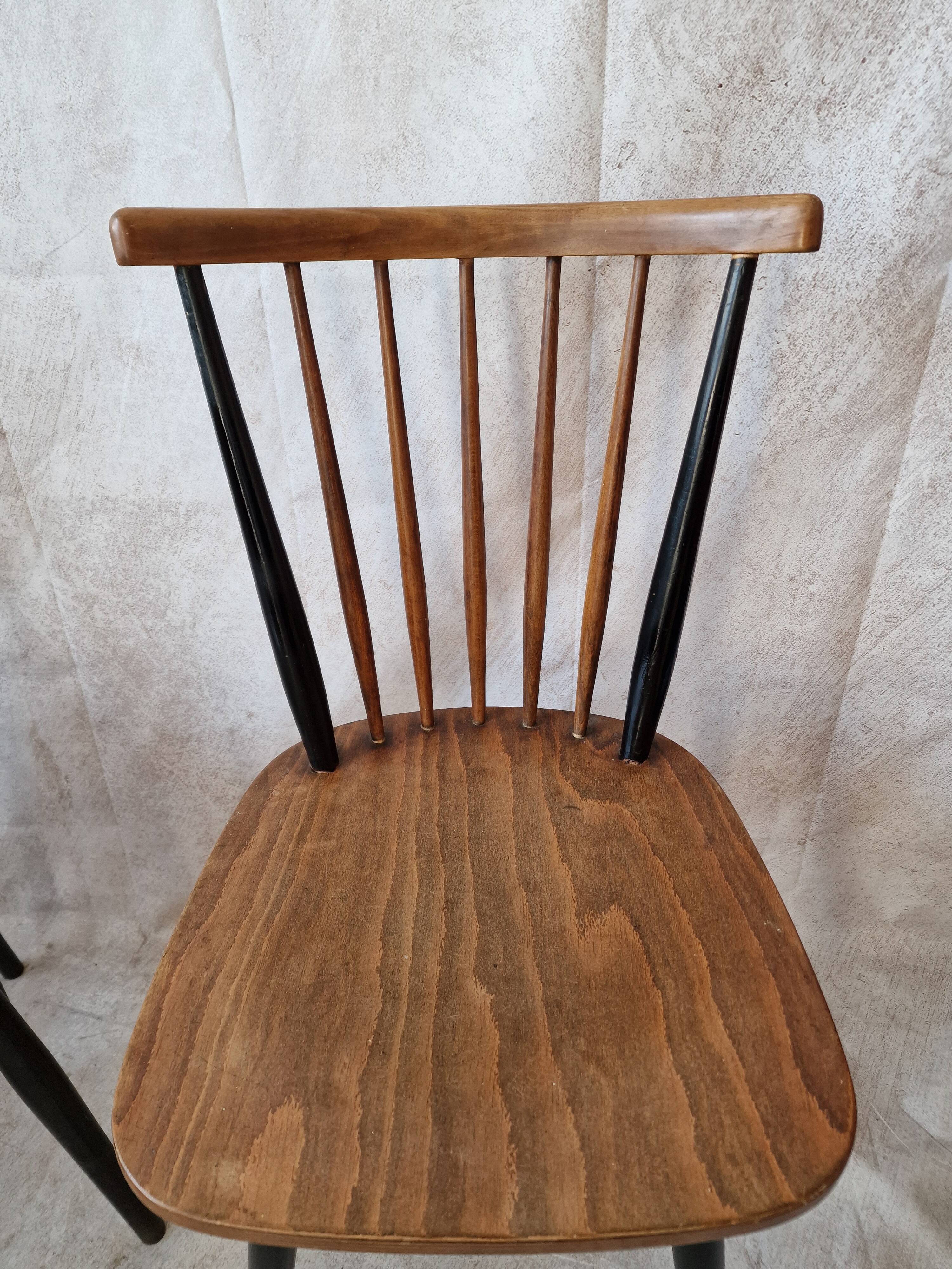 vintage Scandinavian Fanett style  chairs