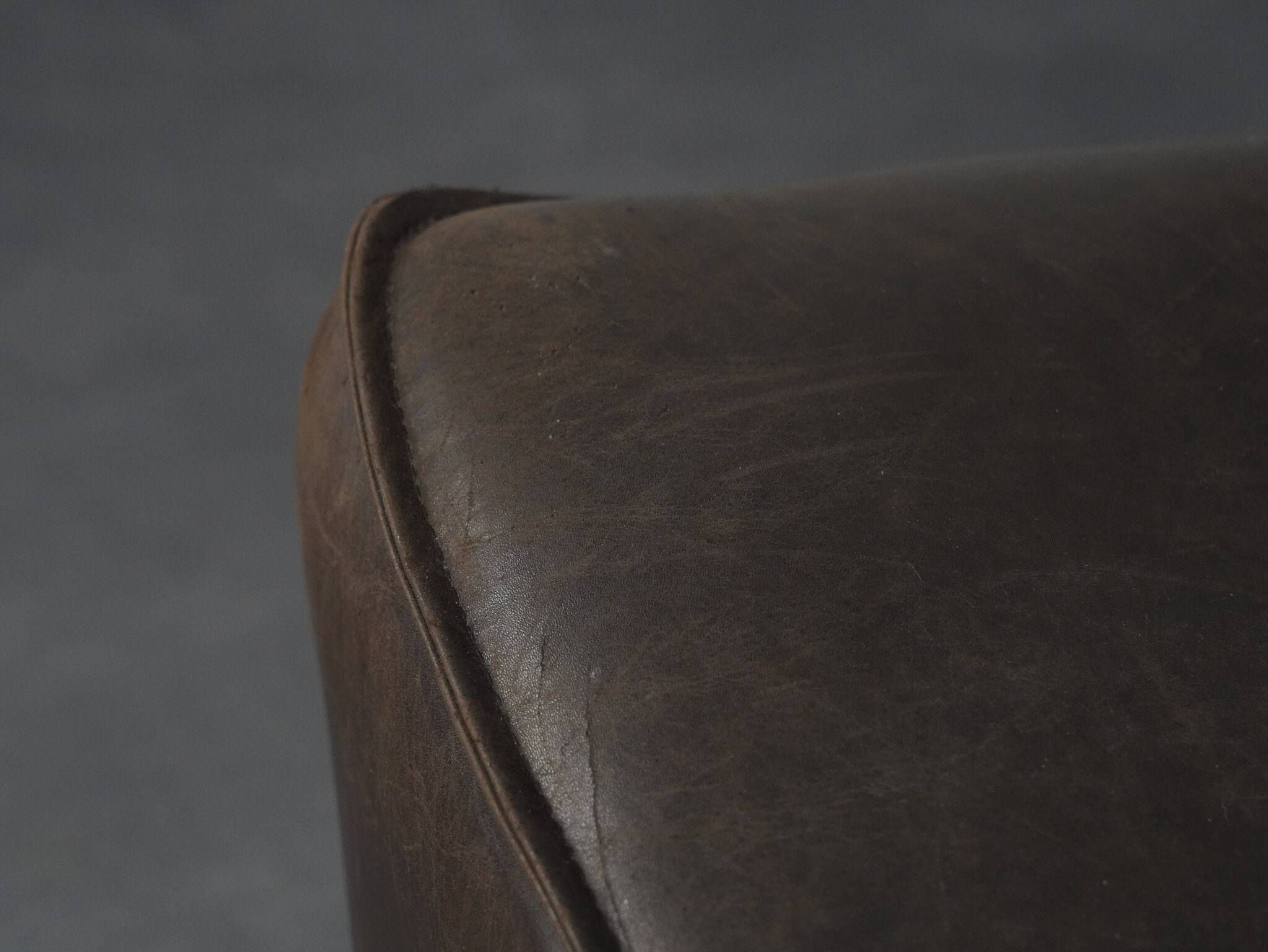 "The Rock" leather 2-seater sofa by Gerard van den Berg for Montis, Netherlands, 1970s
