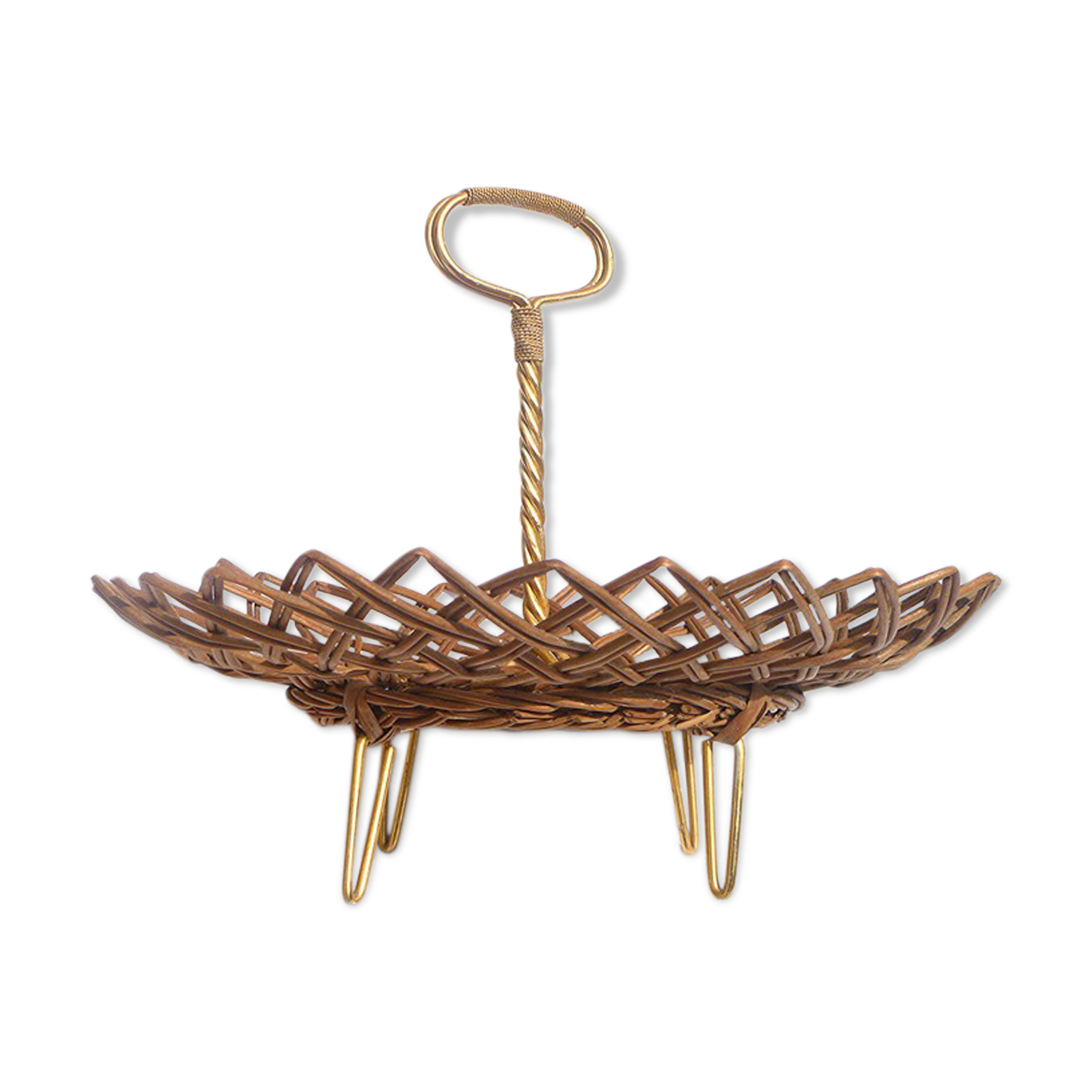 fruit basket, old, vintage