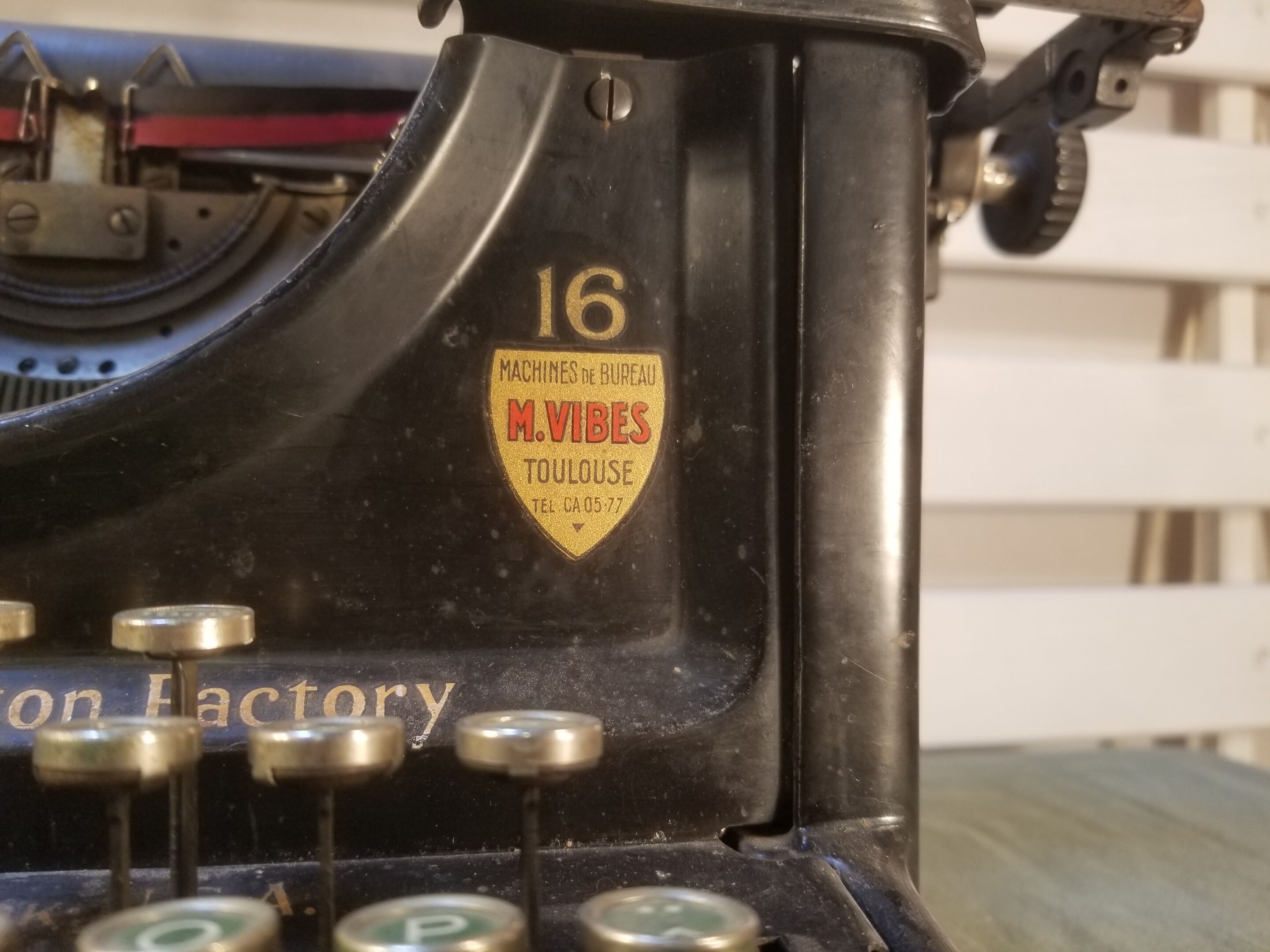 Remington 16 mechanical typewriter - 30s