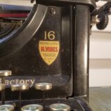 Remington 16 mechanical typewriter - 30s