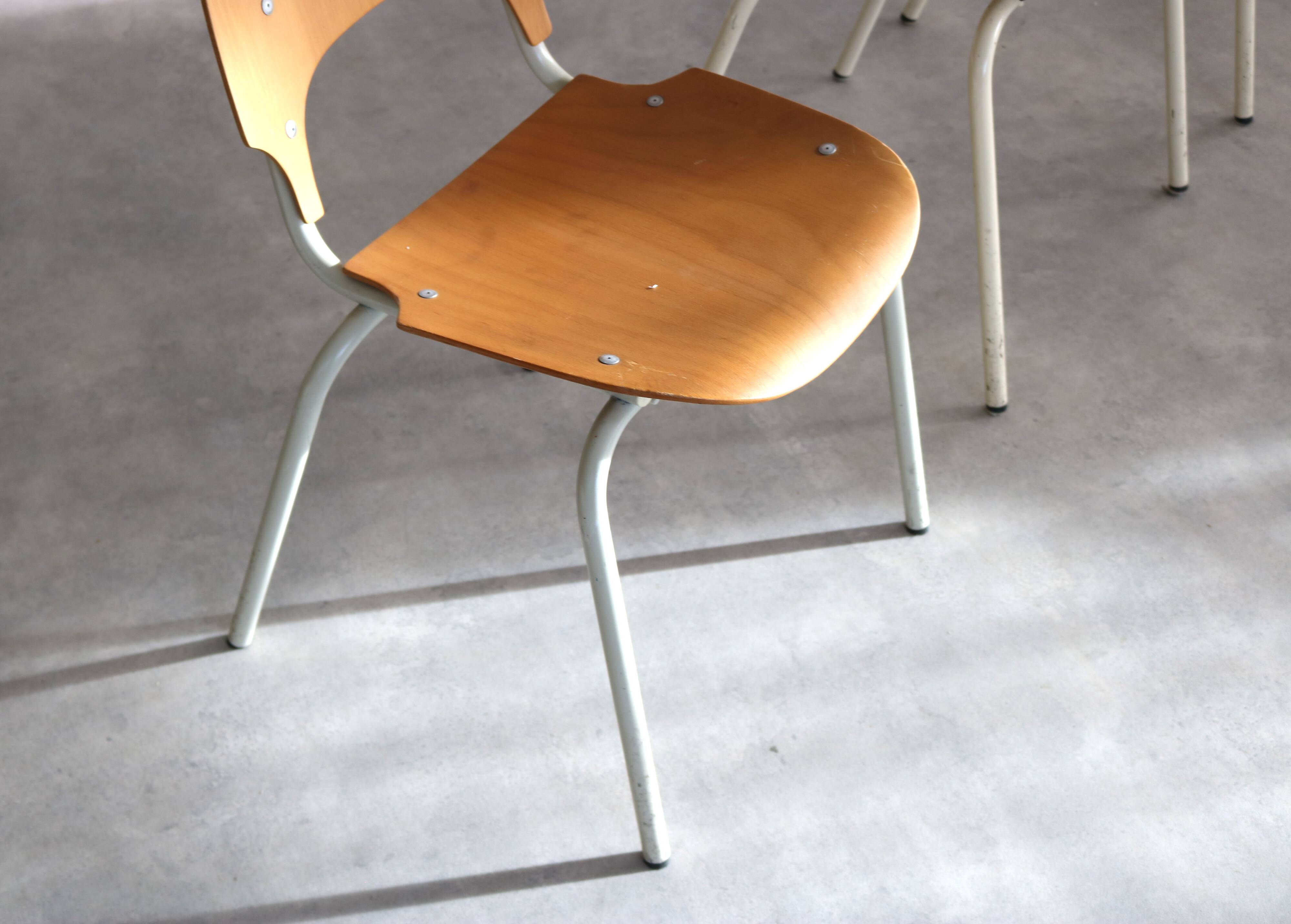 Vintage chairs | dining chairs | stackable chairs | 5 piece