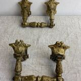Articulated bronze handles