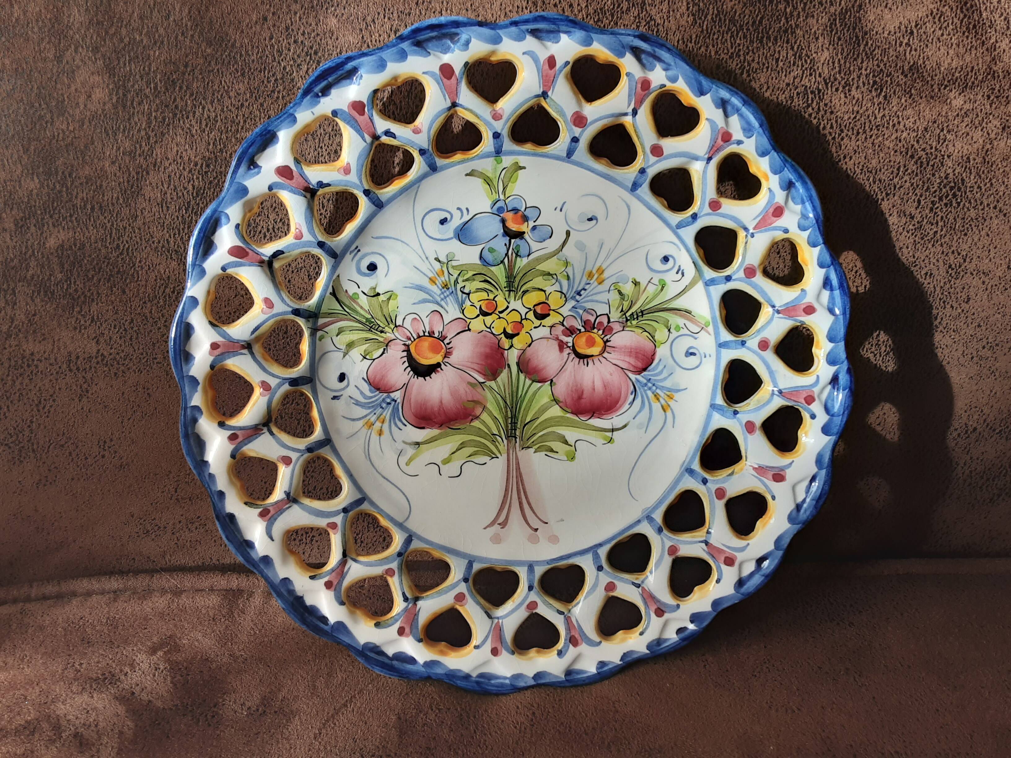 Decorative plate Art faience