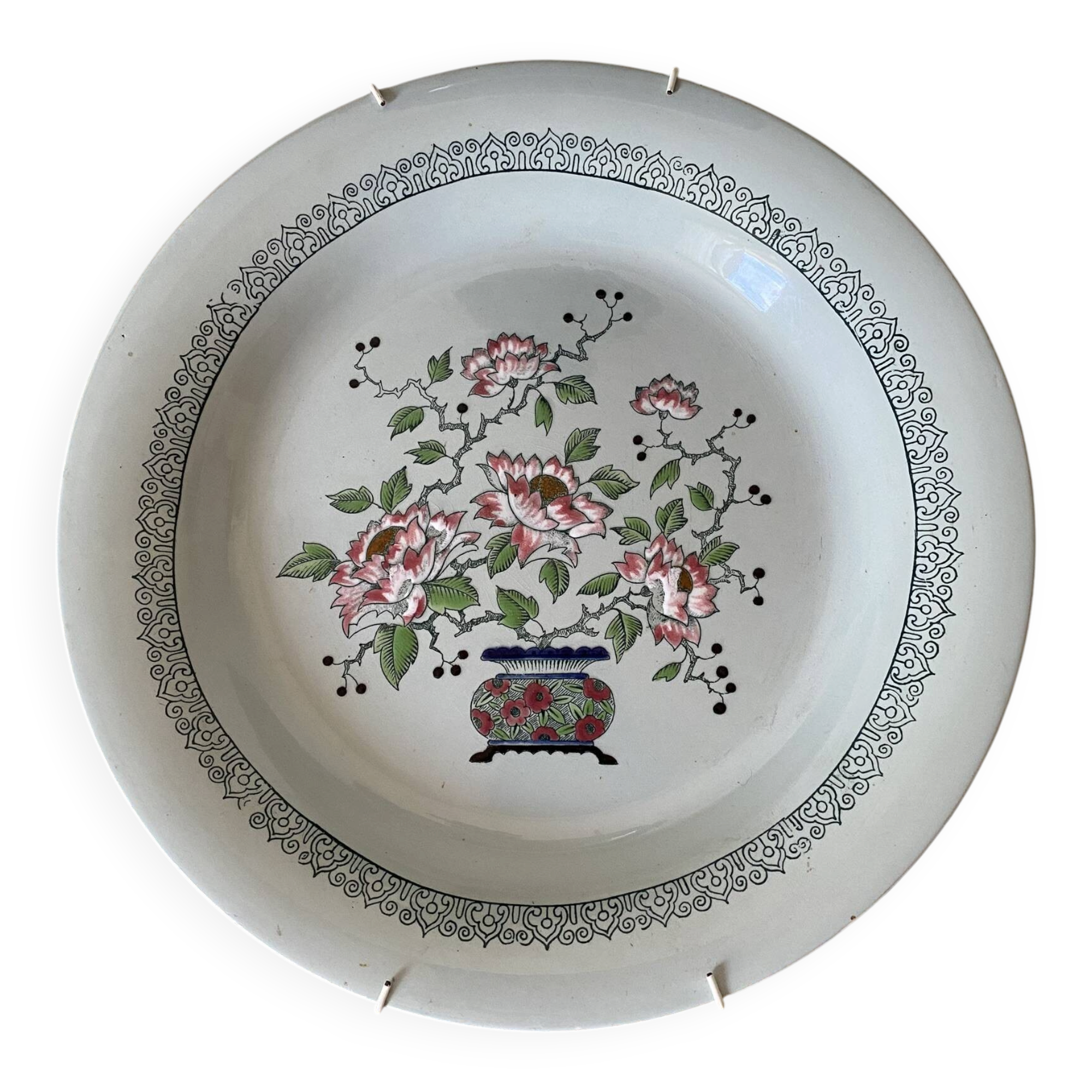 Longwy plate "Peking"