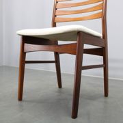 Set of six Danish mid-century teak dining chairs, Denmark, 1960s