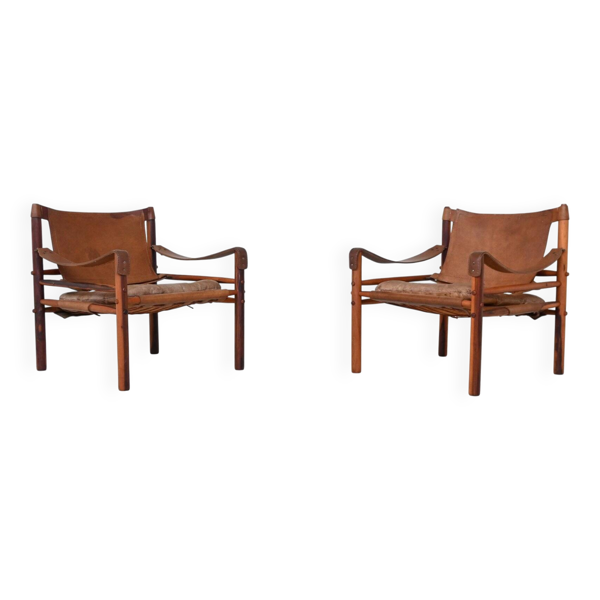Arne Norell pair of 'Sirocco' lounge chairs Norell Mobel AB Denmark 1960