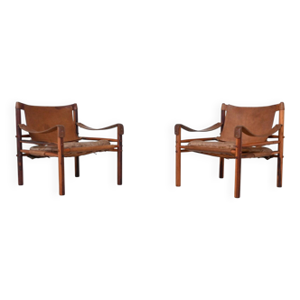 Arne Norell pair of 'Sirocco' lounge chairs Norell Mobel AB Denmark 1960