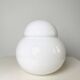 Daruma Picolla Model 5028 Milk Glass Sphere By Sergio Asti For Candle Milano, Italy 1980S