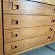 Large Danish vintage row in blond teak from the 60s