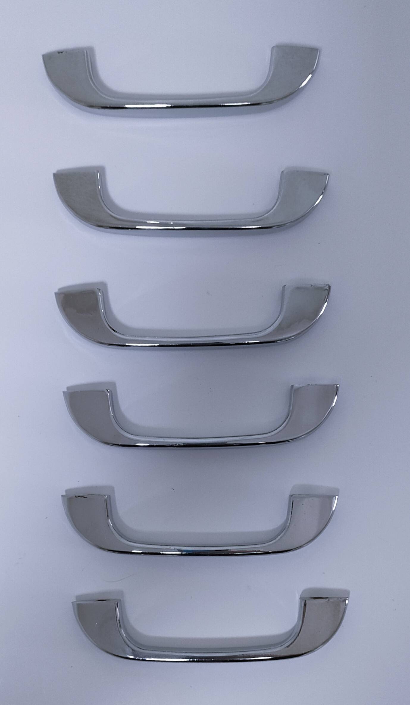 six chrome steel handles from the 1970s