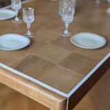 Checkerboard table oak