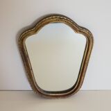 Small gilded wooden mirror
