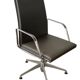 Set of Matteo Grassi designer armchairs – MIZAR Collection – Grey leather