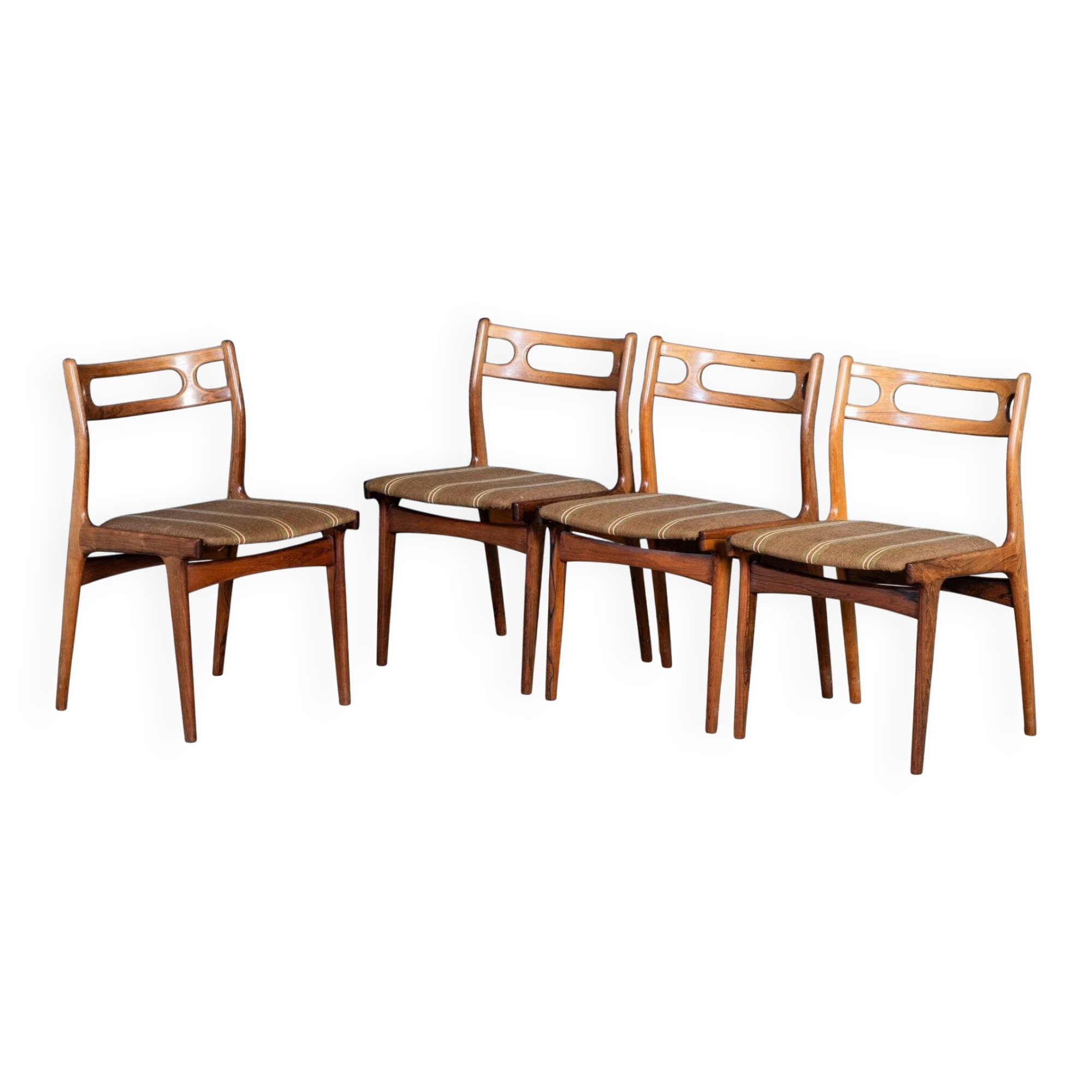 Dining Room Chairs Model 138 by Johannes Andersen for Uldum Møbelfabrik, 1960s, Set of 4