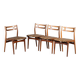 Dining Room Chairs Model 138 by Johannes Andersen for Uldum Møbelfabrik, 1960s, Set of 4