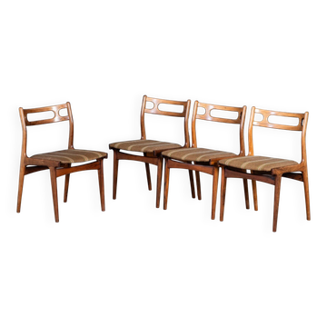 Dining Room Chairs Model 138 by Johannes Andersen for Uldum Møbelfabrik, 1960s, Set of 4