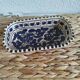 Handcrafted glazed ceramic bowl