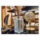 Lampes triptyque ambrées