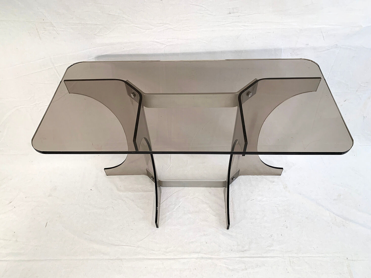 Alu console and smoked plexiglass