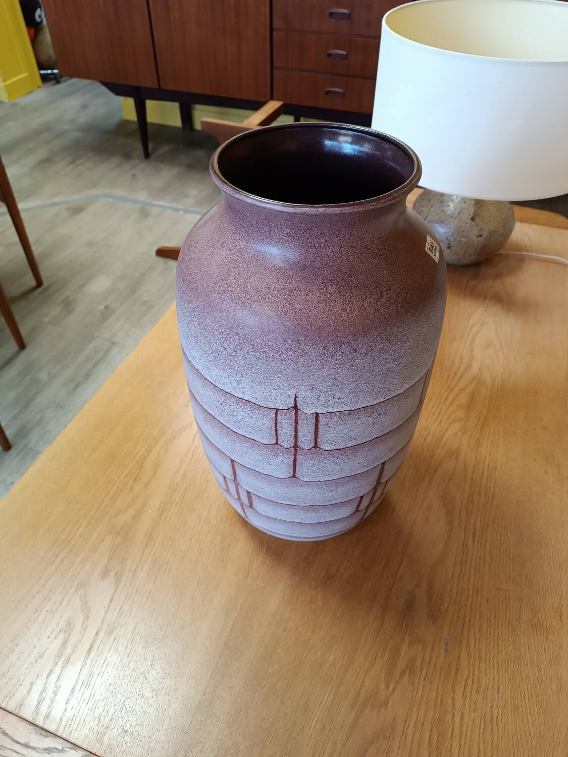 Taupe colored German ceramic 70's