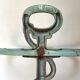 Enameled cast iron umbrella stand from the early 20th century