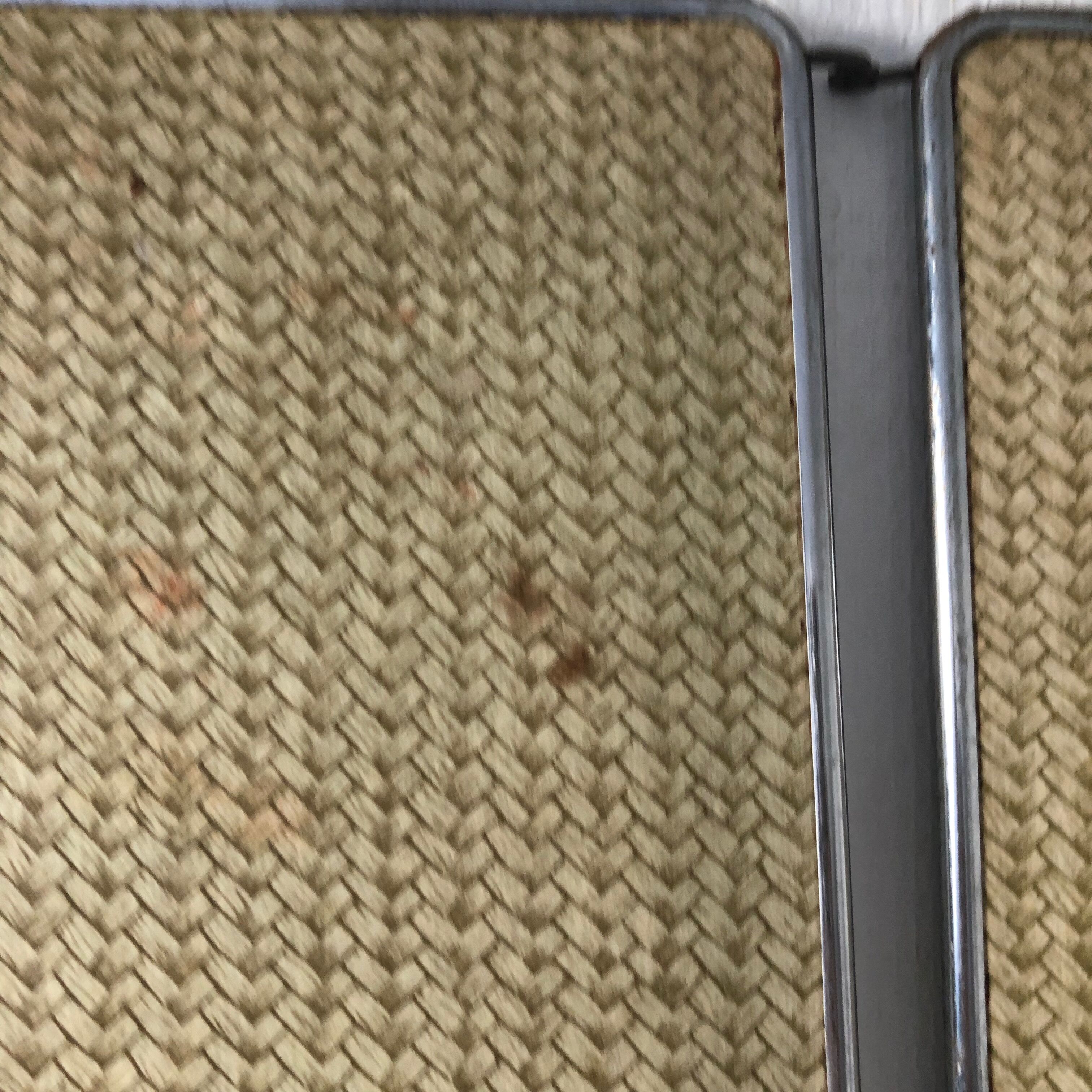 Barber triptych mirror 28x69cm vintage 1960