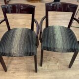 Pair of armchairs attributed to Jules Leleu