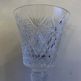 6 verres à eau en cristal taillé