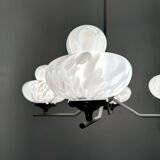 Soace Age designer chandelier, Italy, 1970s