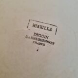 Plat français vintage Sarreguemines Digoin Mireilles