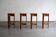 Set of 4 bar stools, French design, 1970s.