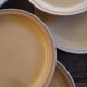 Stoneware dessert plates – Ateliers du Revermont, France – late 20th century
