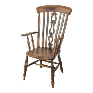 Chaise Windsor antique, 19e siècle